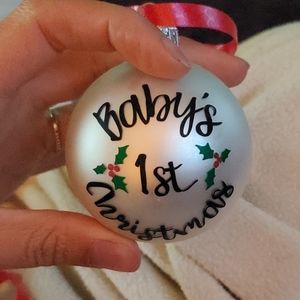 《Handmade》Baby's 1st Christmas Ornaments